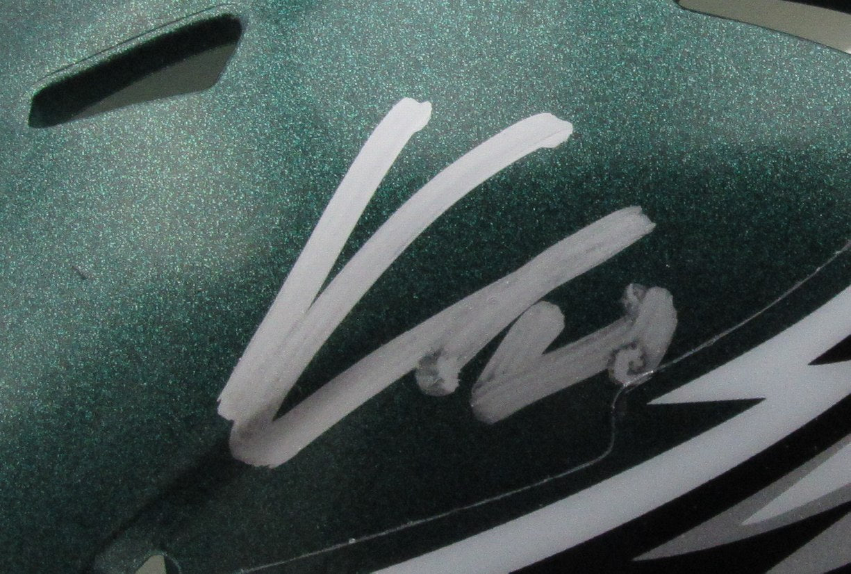 Kenny Gainwell Signed/Autographed Green Speed Mini Helmet Eagles BAS 192749