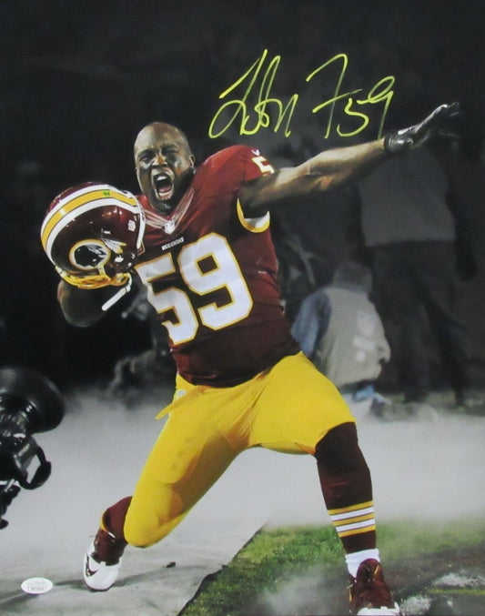 London Fletcher Signed/Autographed 16x20 Photo Commanders JSA 194016