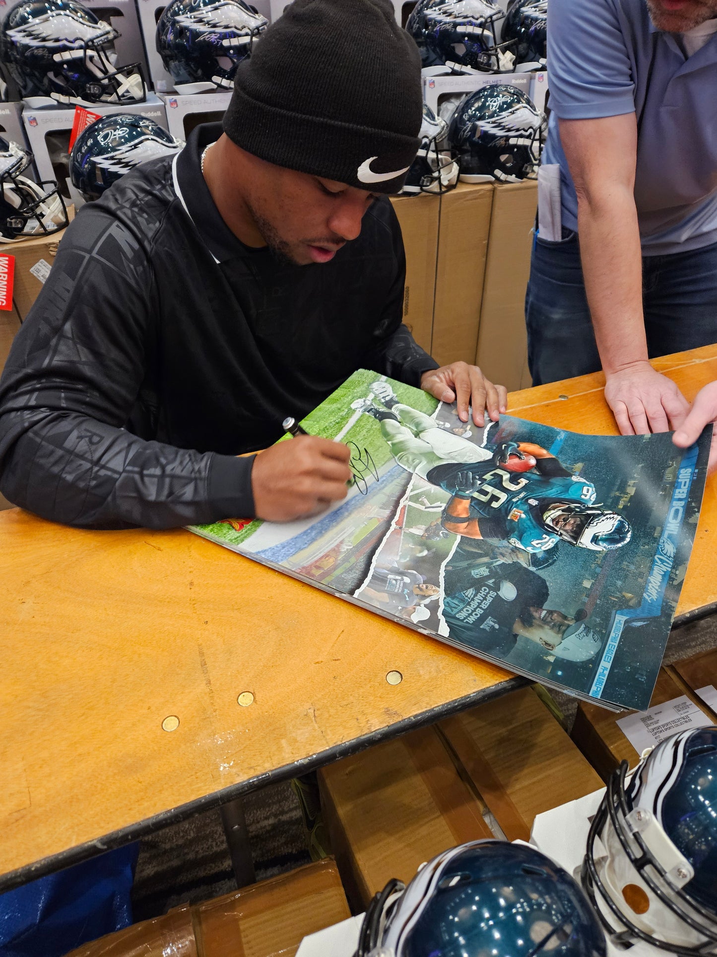 Saquon Barkley Signed/Autographed 16x20 Photo Philadelphia Eagles PSA/DNA 192779