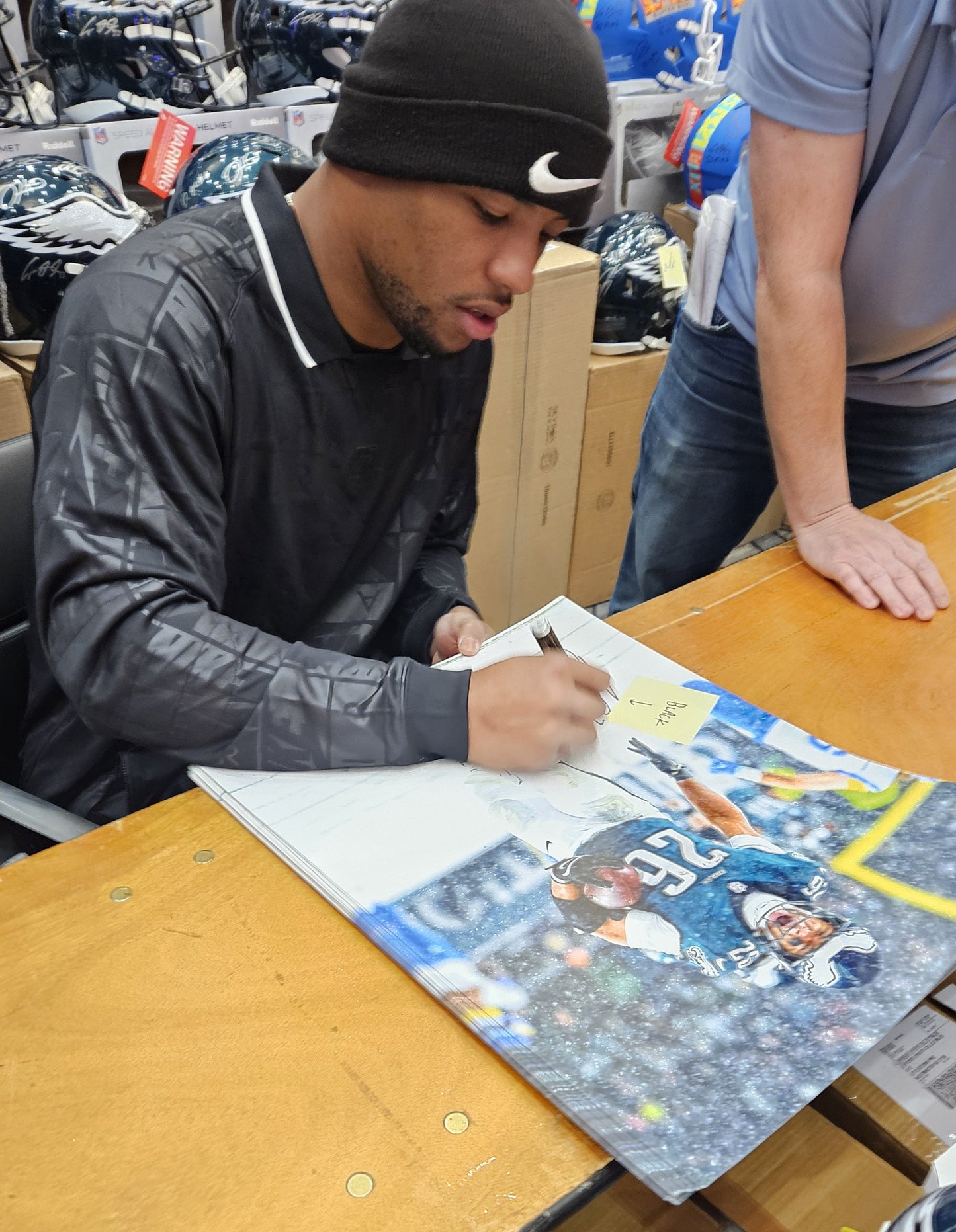 Saquon Barkley Signed/Autographed 16x20 Photo Philadelphia Eagles PSA/DNA 192776