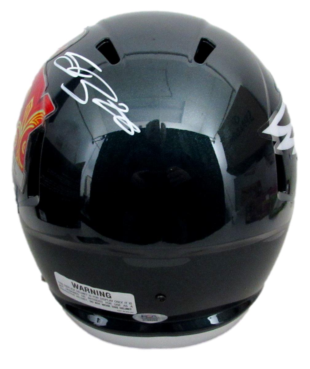 Saquon Barkley Signed SB LIX Champs Full Size Replica Helmet Eagles PSA 195220