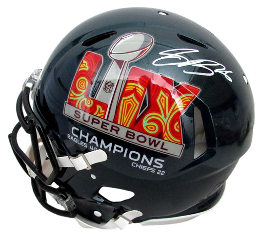 Saquon Barkley Signed SB LIX Champs Full Size Authentic Helmet Eagles PSA 195237