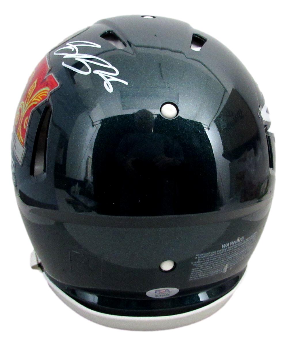 Saquon Barkley Signed SB LIX Champs Full Size Authentic Helmet Eagles PSA 195237