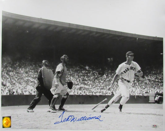 Ted Williams HOF Signed/Autographed 16x20 Photo Boston Red Sox PSA/DNA 192806