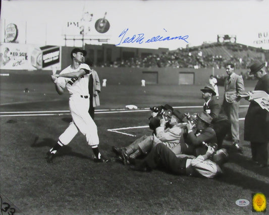 Ted Williams HOF Signed/Autographed 16x20 Photo Boston Red Sox PSA/DNA 192808