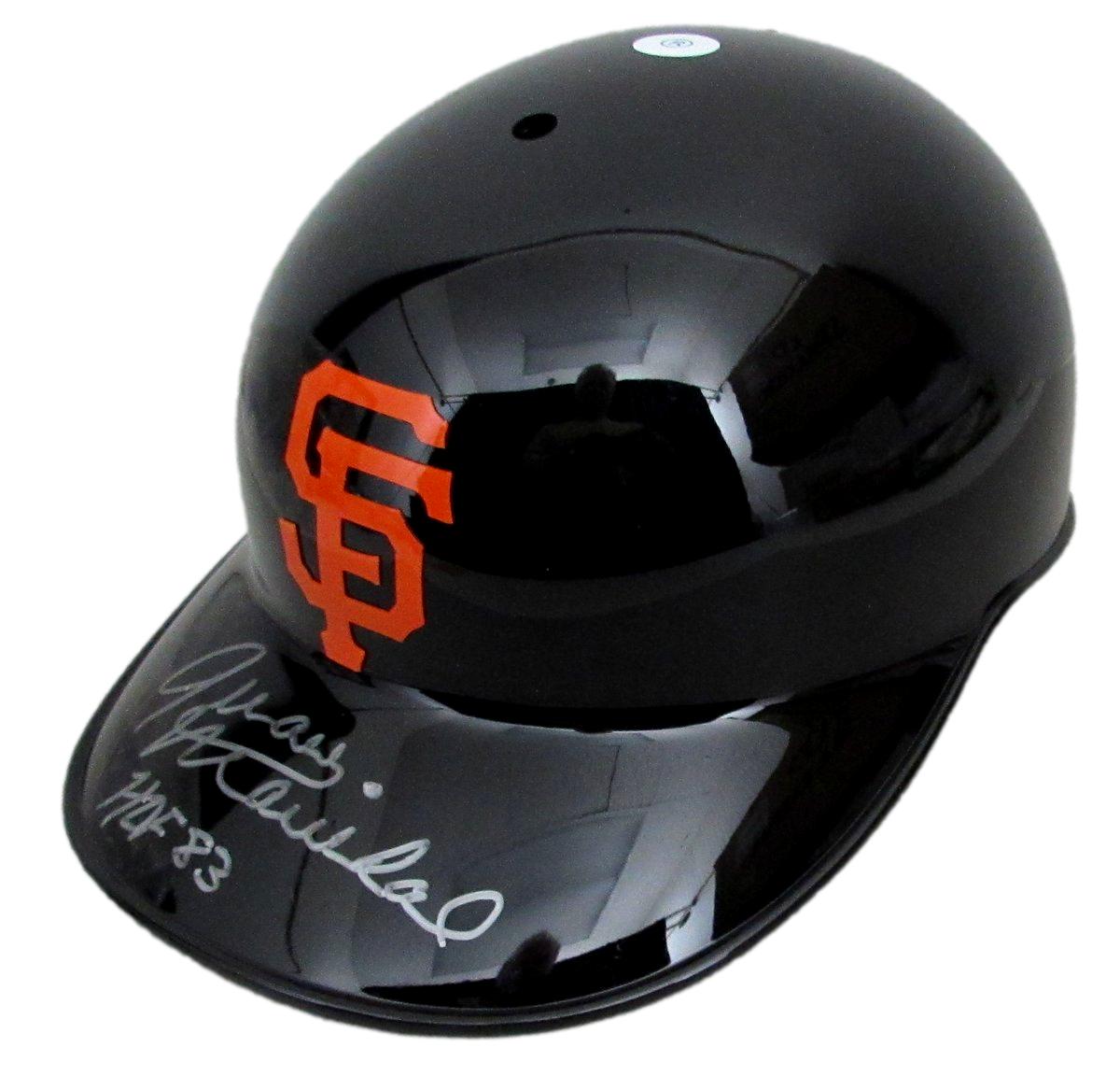 Juan Marichal HOF Signed/Insc Full Size Authentic Batting Helmet Giants PSA 2831