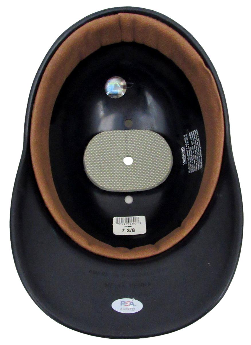 Carlton Fisk HOF Signed Full Size Authentic Batting Helmet Red Sox PSA 192839