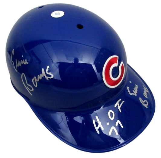 Ernie Banks HOF Signed/Inscr Full Size Authentic Batting Helmet Cubs PSA 192843