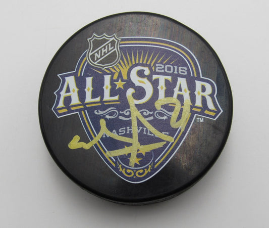 Evgeni Malkin Signed/Auto 2016 All Star Game Hockey Puck Penguins PSA 193959