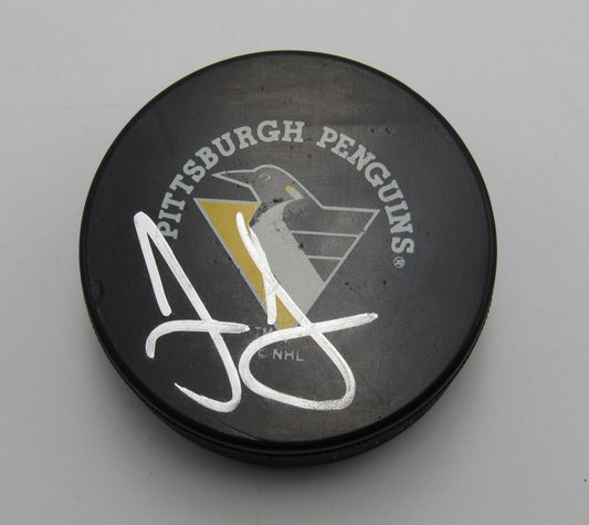 Jaromír Jágr Signed/Autographed Pittsburgh Penguins Hockey Puck PSA 193960