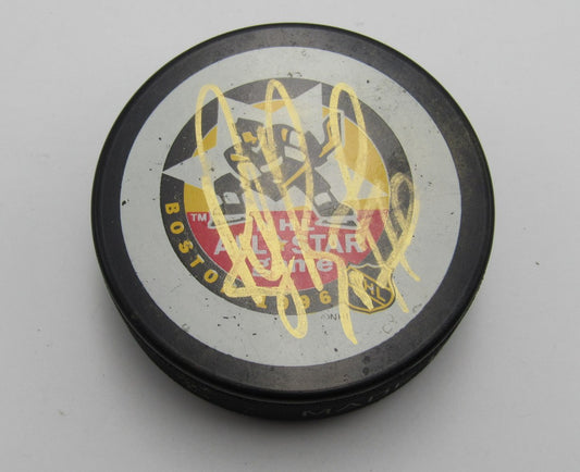 Ray Bourque HOF Signed/Auto 1996 All Star Hockey Puck Boston Bruins PSA 193974