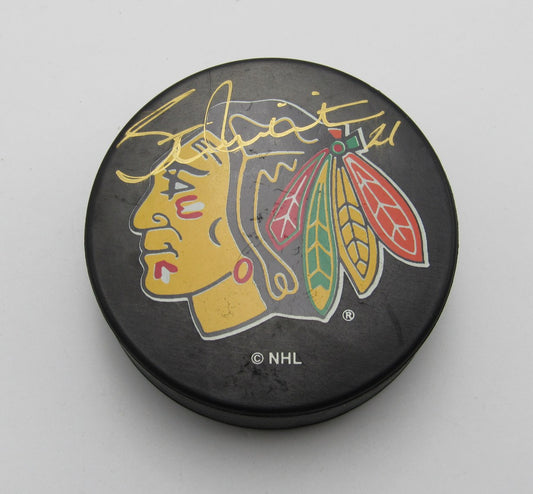 Stan Mikita HOF Signed/Autographed Chicago Black Hawks Hockey Puck PSA 194227