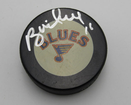 Brett Hull HOF Signed/Auto St. Louis Blues Official Game Hockey Puck PSA 194234