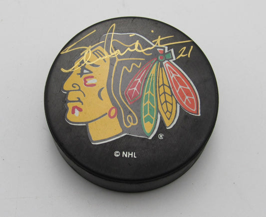 Stan Mikita HOF Signed/Autographed Chicago Black Hawks Hockey Puck PSA 194244