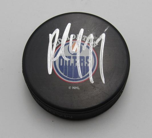 Paul Coffey Signed/Autographed Edmonton Oilers Hockey Puck PSA 194260