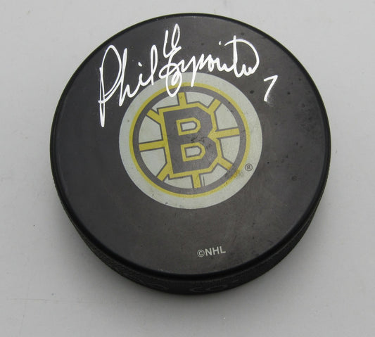 Phil Esposito HOF Signed/Autographed Boston Bruins Hockey Puck PSA 194277
