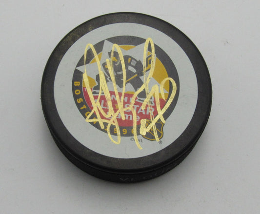 Ray Bourque HOF Signed/Auto 1996 All Star Hockey Puck Boston Bruins PSA 194303