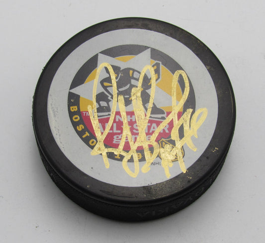 Ray Bourque HOF Signed/Auto 1996 All Star Hockey Puck Boston Bruins PSA 194311