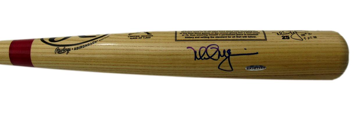 Mark McGwire Signed/Auto Rawlings Making History Baseball Bat RARE UDA 195276