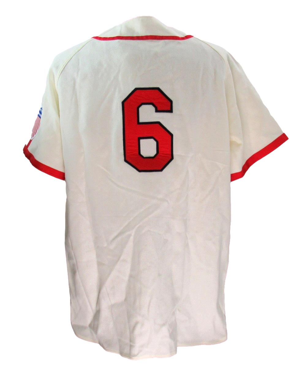 Stan Musial HOF Signed/Insc Mitchell & Ness Baseball Jersey Cardinals PSA 195277