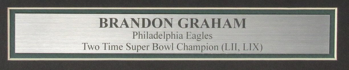 Brandon Graham Signed/Autographed 11x14 Photo Eagles Framed Beckett 195290