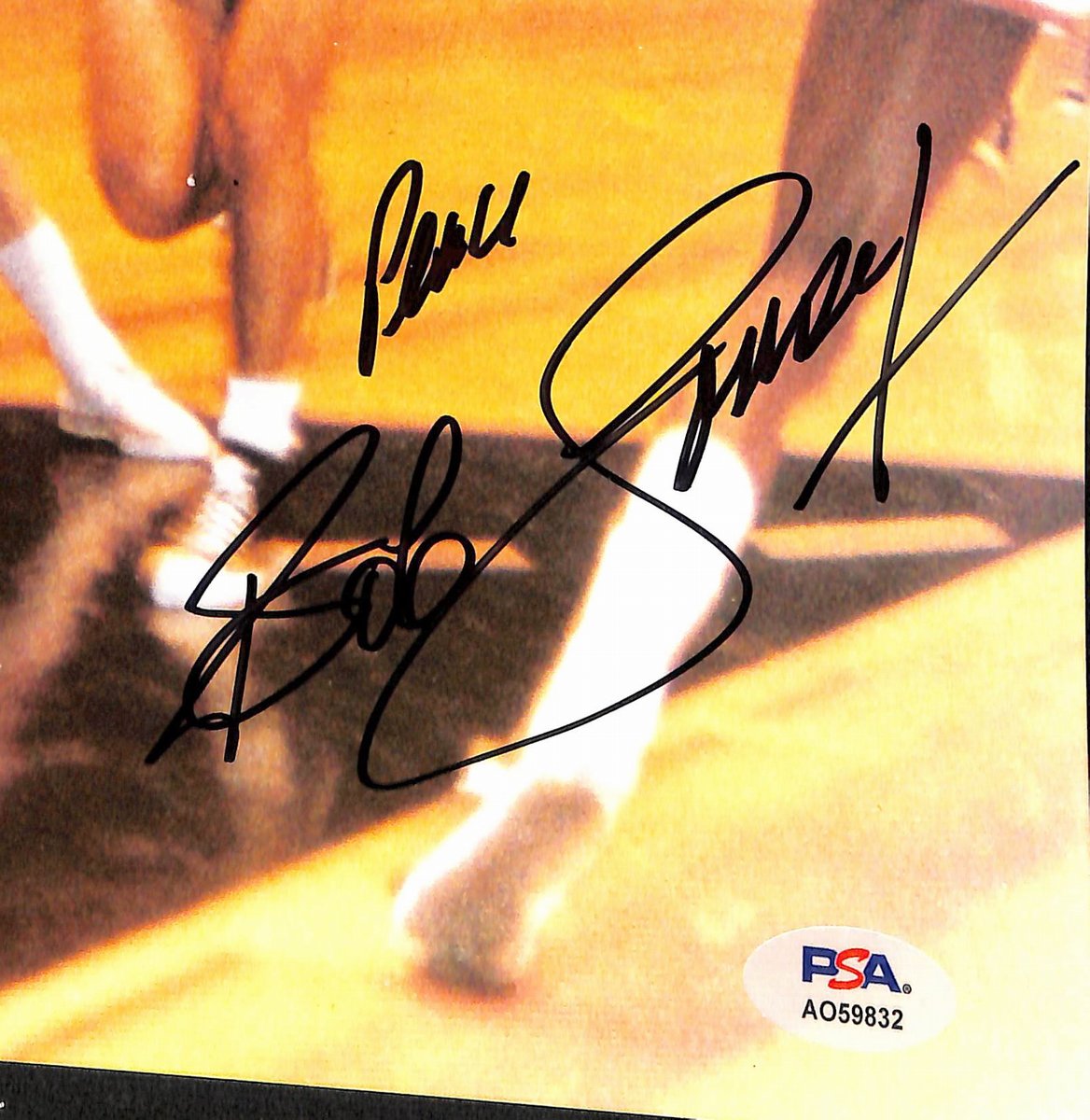 Bob Cousy HOF Signed/Inscribed 8x10 Photo Boston Celtics PSA 194974