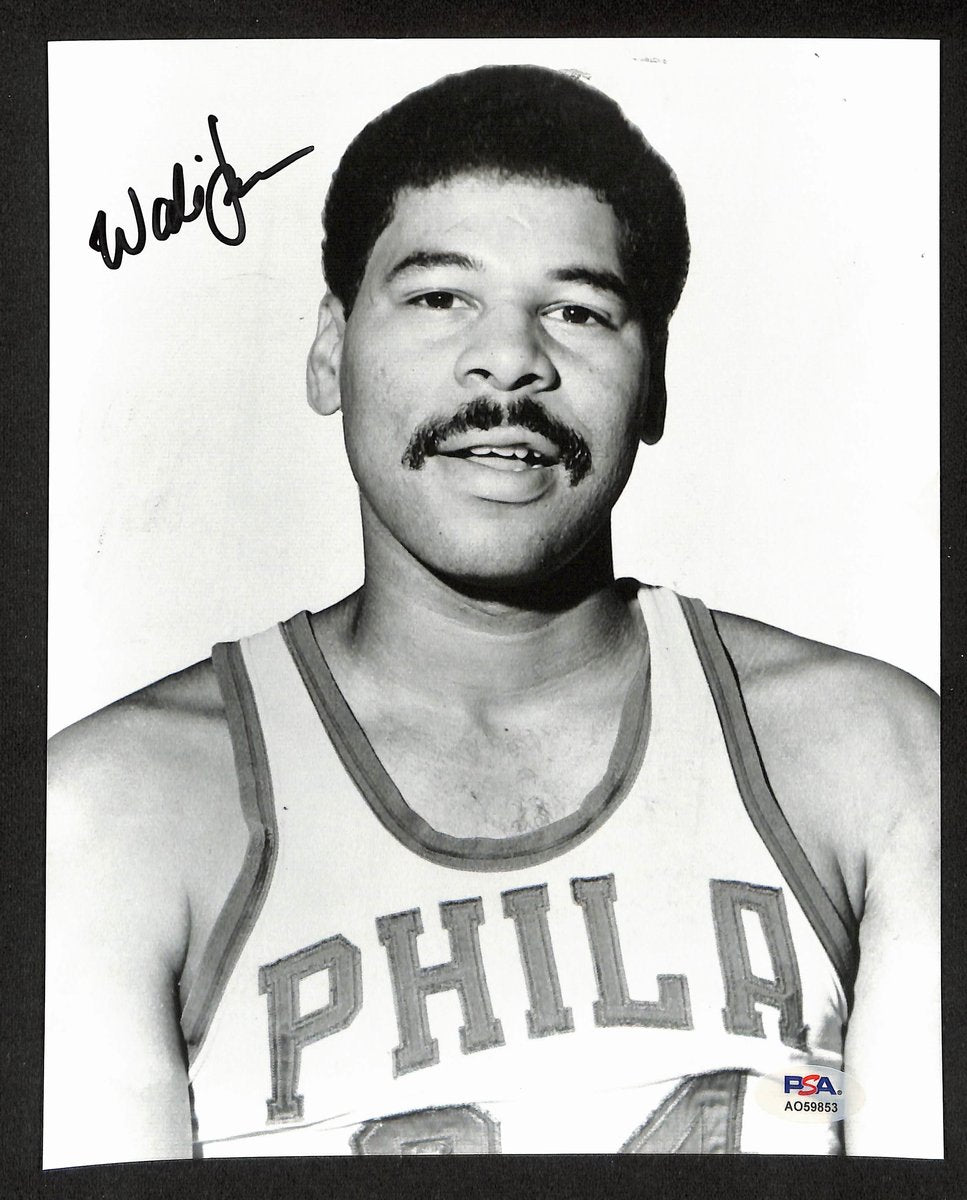 Wali Jones Signed/Autographed 8x10 Photo Philadelphia 76ers PSA 195001