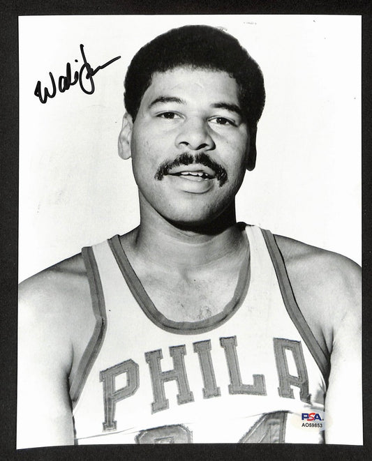 Wali Jones Signed/Autographed 8x10 Photo Philadelphia 76ers PSA 195001
