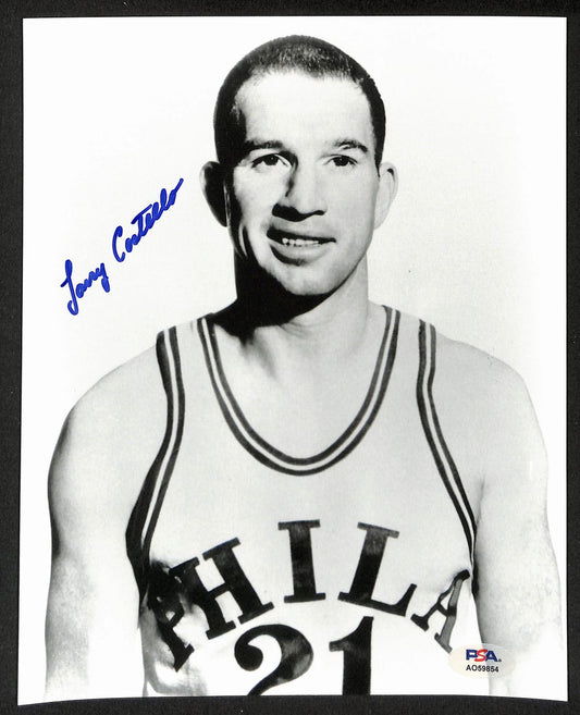 Larry Costello HOF Signed/Autographed 8x10 Photo Philadelphia 76ers PSA 195002