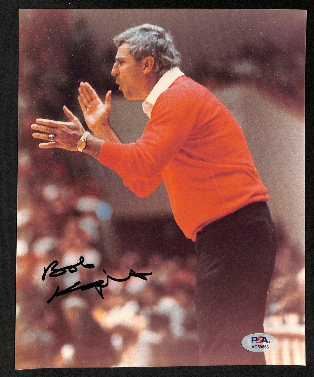 Bobby Knight HOF Signed/Autographed 8x10 Photo Indiana Hoosiers PSA 195008