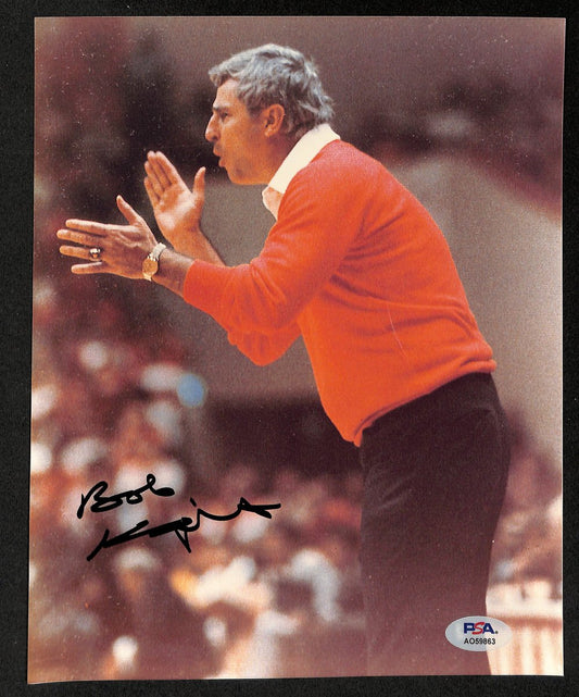 Bobby Knight HOF Signed/Autographed 8x10 Photo Indiana Hoosiers PSA 195008