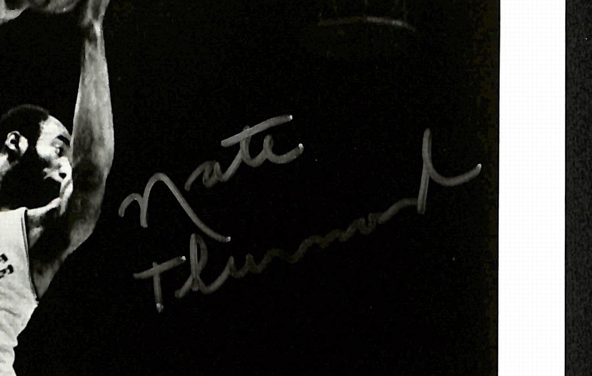 Nate Thurmond HOF Signed/Auto 8x10 Photo Golden State Warriors PSA 195009