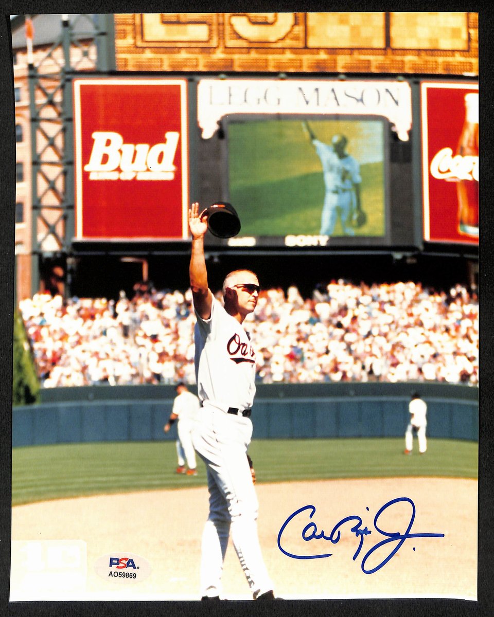 Cal Ripken Jr. HOF Signed/Autographed 8x10 Photo Baltimore Orioles PSA 195015