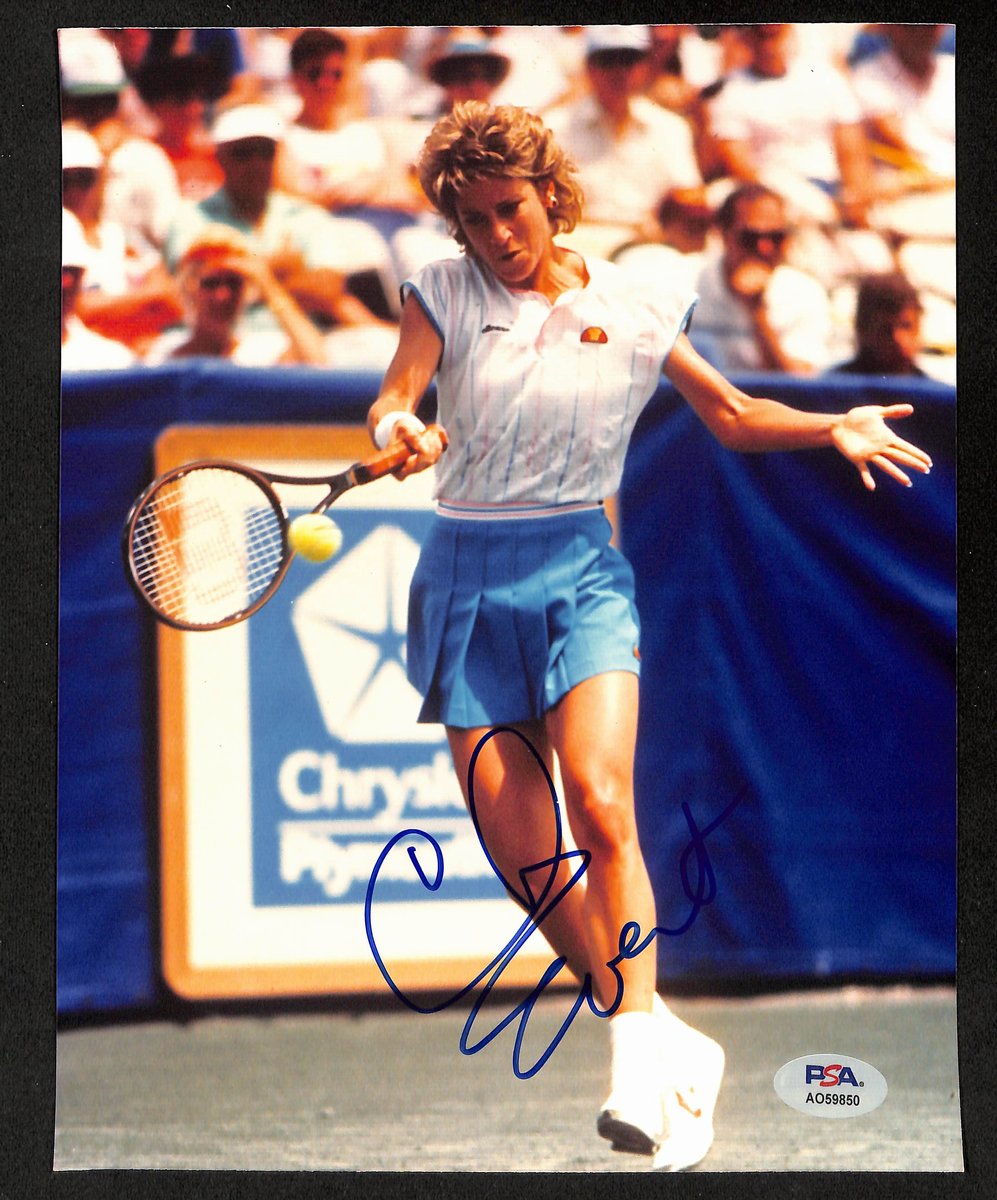 Chris Evert Signed/Autographed 8x10 Photo Tennis Champ PSA 195022