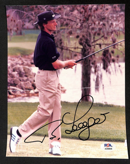 Bernhard Langer Signed/Autographed 8x10 Photo PGA Champ PSA 195024