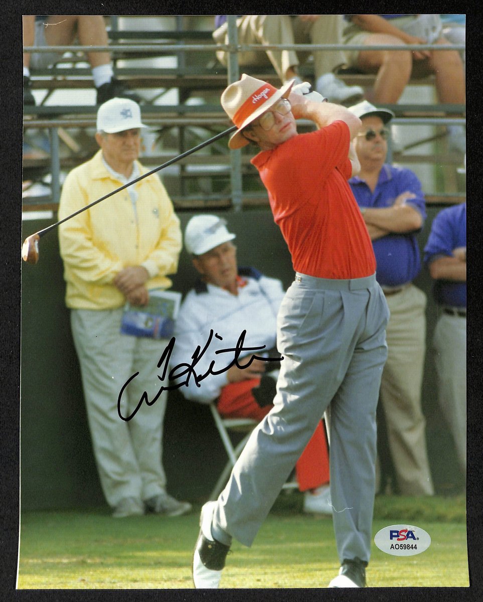 Tom Kite Signed/Autographed 8x10 Photo PGA Champ PSA 195028