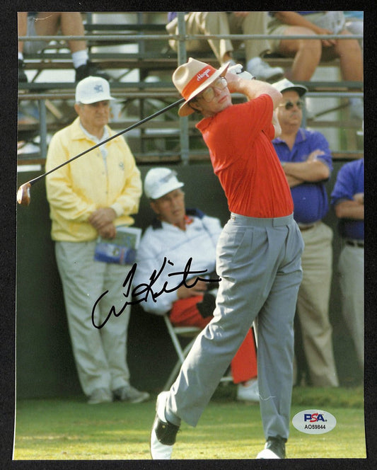 Tom Kite Signed/Autographed 8x10 Photo PGA Champ PSA 195028