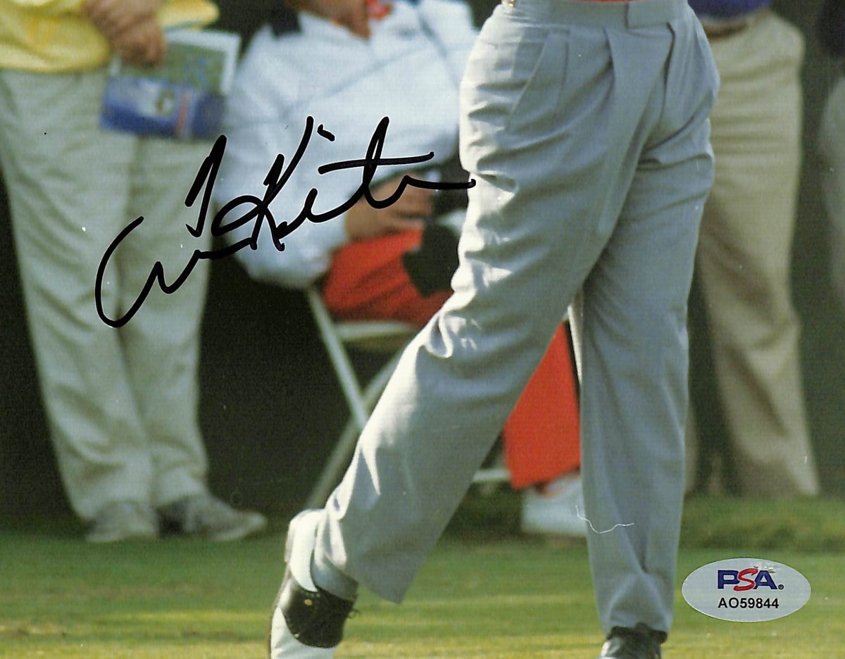 Tom Kite Signed/Autographed 8x10 Photo PGA Champ PSA 195028