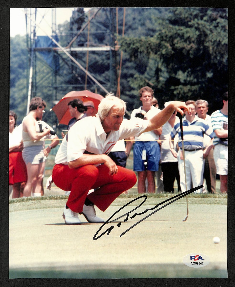 Greg Norman Signed/Autographed 8x10 Photo PGA Champ PSA 195030