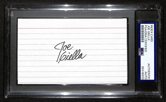 Joe Giella Signed/Autographed Index Card Cartoonist "Batman" PSA/DNA 193824