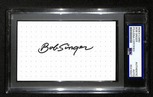 Bob Singer Signed/Autographed Index Card Cartoonist "Tom & Jerry" PSA/DNA 193825