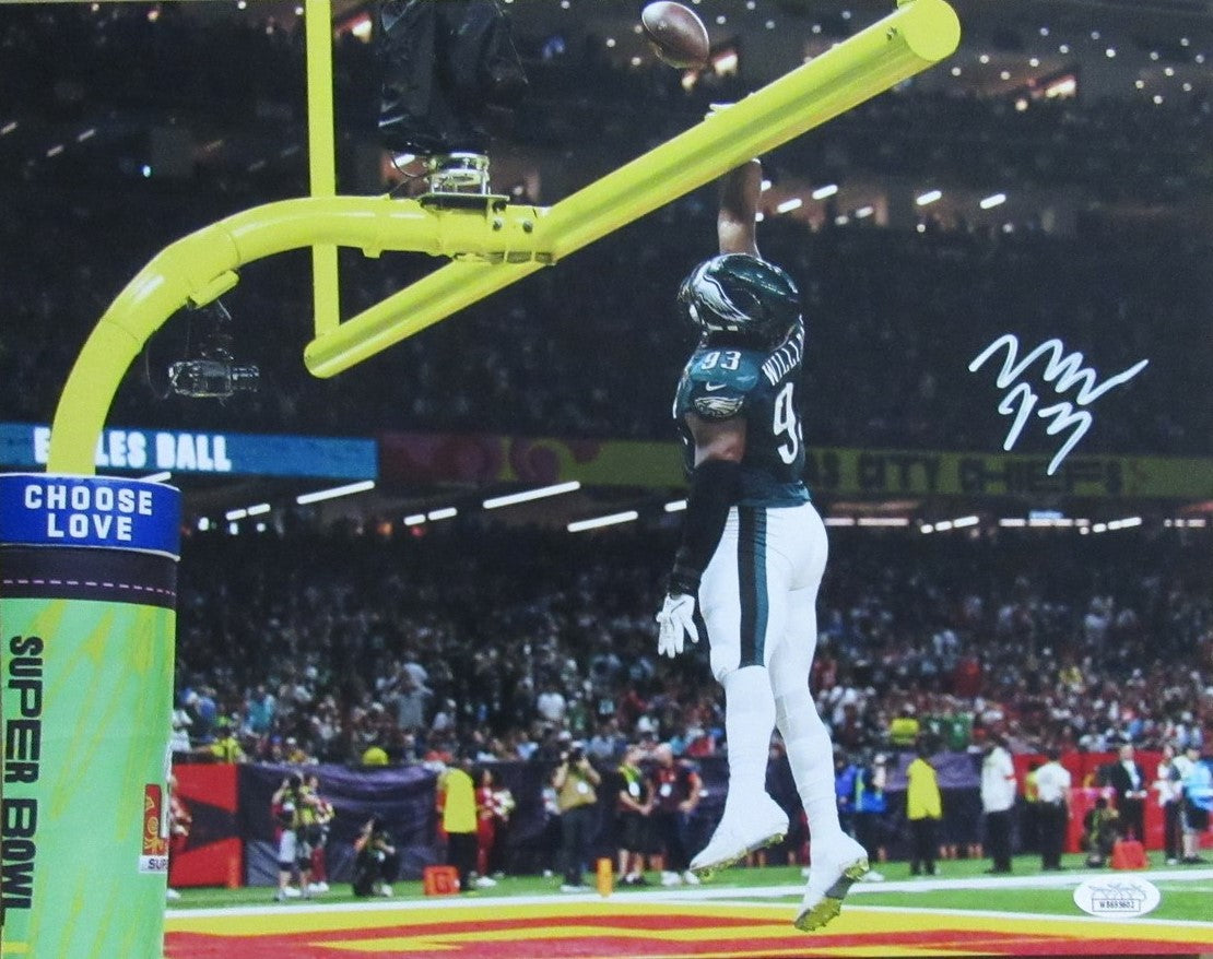 Milton Williams Eagles Signed/Autographed 11x14 Photo Super Bowl LIX JSA 194715