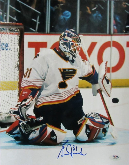 Curtis Joseph Signed/Autographed 16x20 Photo St. Louis Blues PSA/DNA 194706