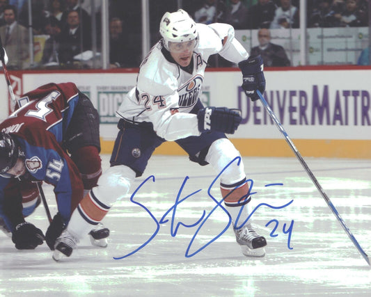 Steve Staios Edmonton Oilers Signed/Autographed 8x10 Photo 152649