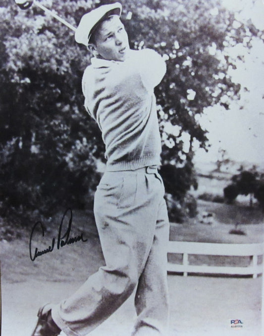 Arnold Palmer Signed/Autographed 11x14 B/W Photo PGA Champ PSA/DNA 194051