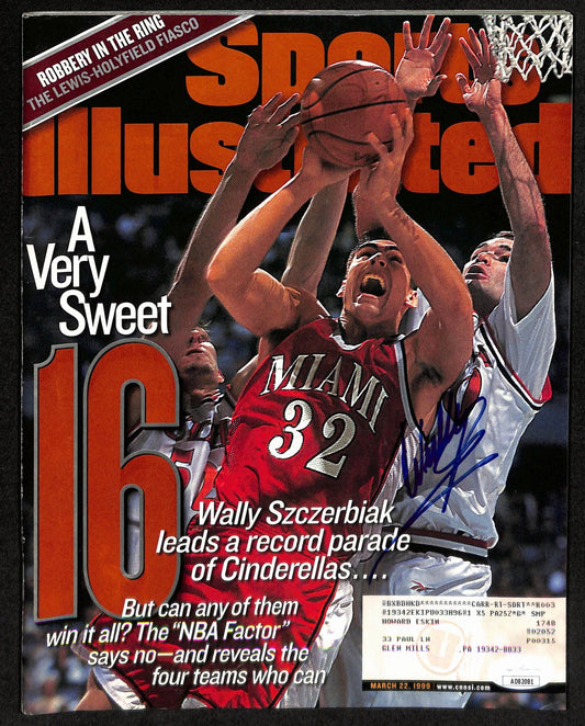 Wally Szczerbia Signed 3/22/1999 Sports Illustrated Magazine Miami JSA 194479