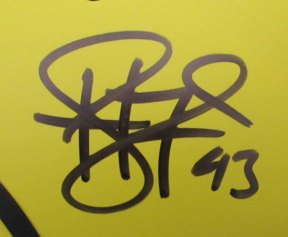 Troy Polamalu HOF Signed Full Size Replica Rave Helmet Steelers Beckett 194762