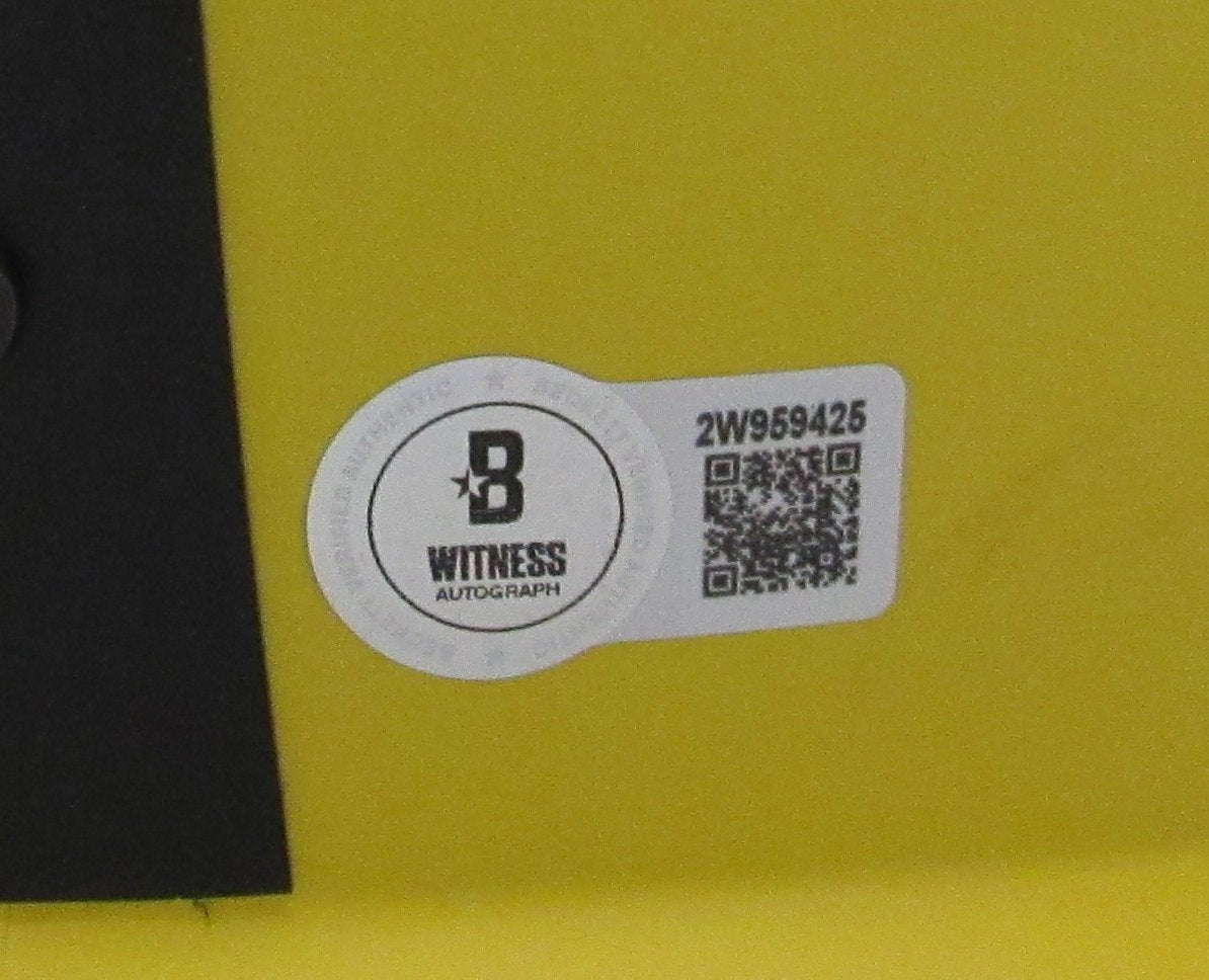 Troy Polamalu HOF Signed Full Size Replica Rave Helmet Steelers Beckett 194762