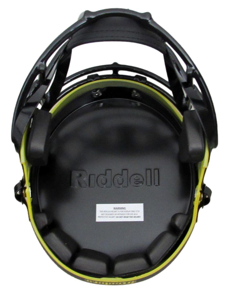 Troy Polamalu HOF Signed Full Size Replica Rave Helmet Steelers Beckett 194762