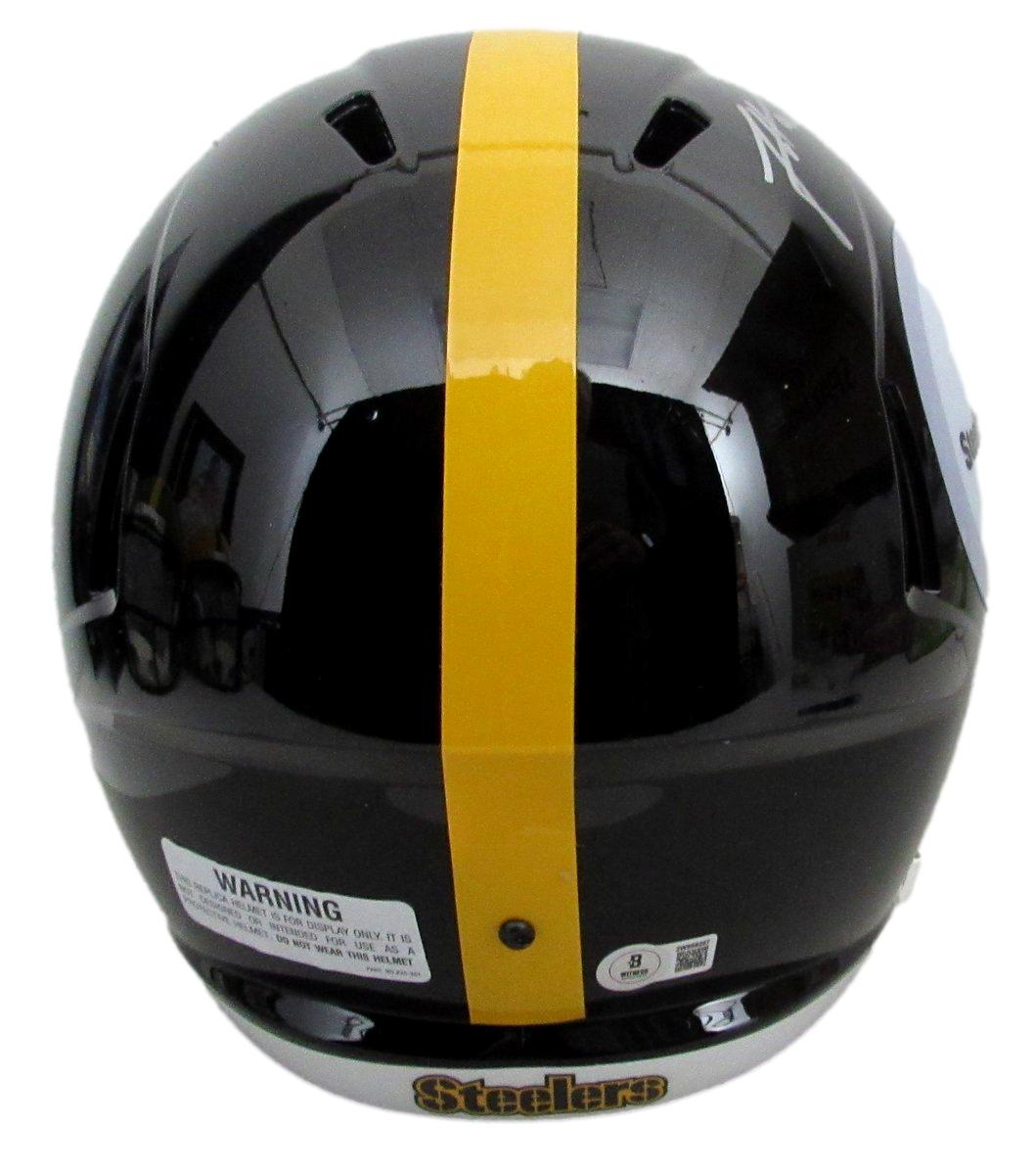 James Harrison Signed Full Size Speed Replica Helmet Steelers Beckett 194764